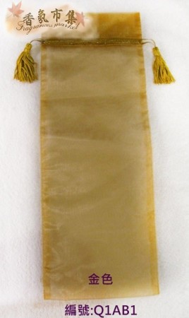 《香氛市集》Q1AB1方型雪紗袋 *30個(金色)