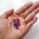 《香氛市集》紫水晶愛心切面裸石(7x7mm) ~清理頂輪、展現智慧、幫助思緒清晰，活化腦部能量、打開內在覺知與直覺溝通、陰陽平衡